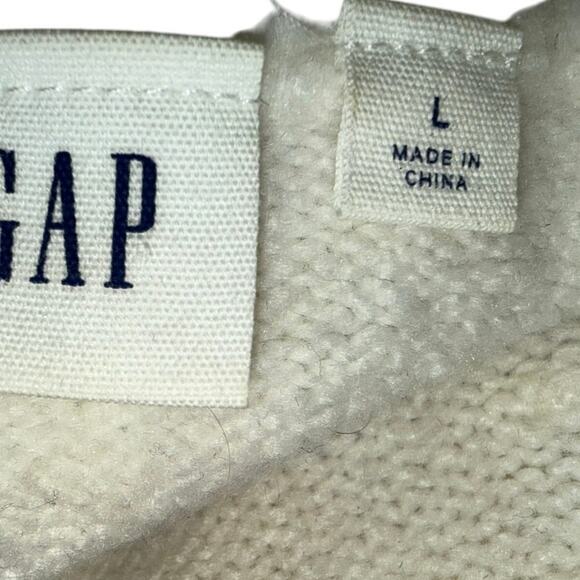 Brushed Turtleneck Pullover Sweater Women’s Large Gap Striped - Picture 3 of 3